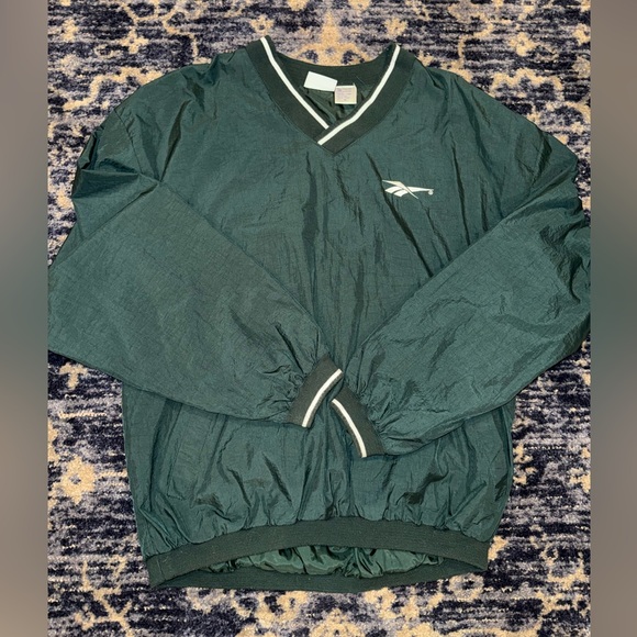 Reebok Other - Vintage Reebok Windbreaker Green Baggy Size XL